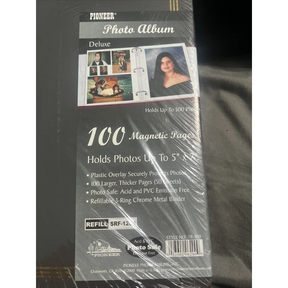 PIONEER Deluxe Photo Album 100 Pages 3-Ring 11